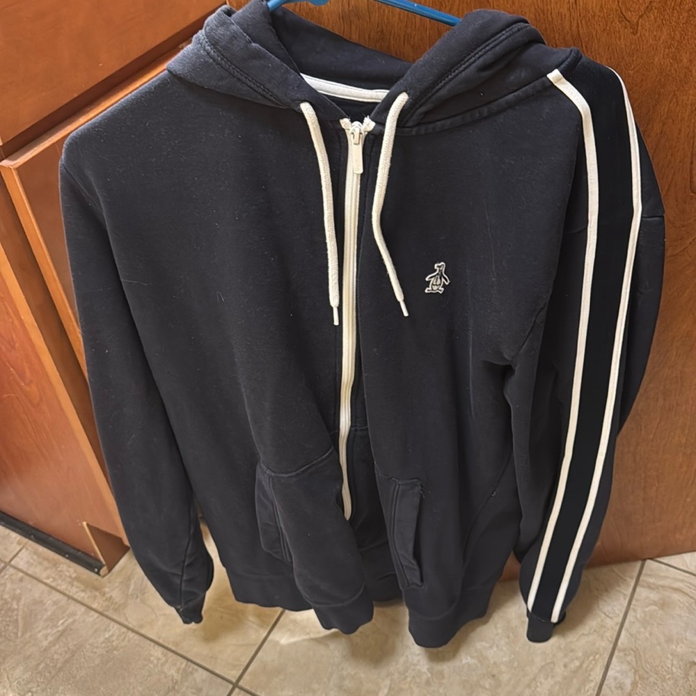 Penguin black hoodie large